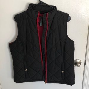 Lauren Ralph Lauren black and red vest